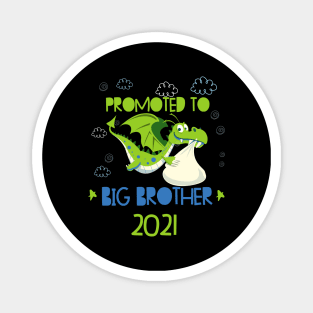 Dragon Big Brother Pregnant 2021 Gift Idea Magnet